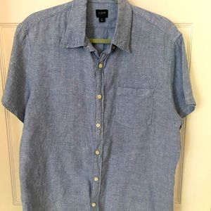 J. Crew Linen Short Sleeve (L)